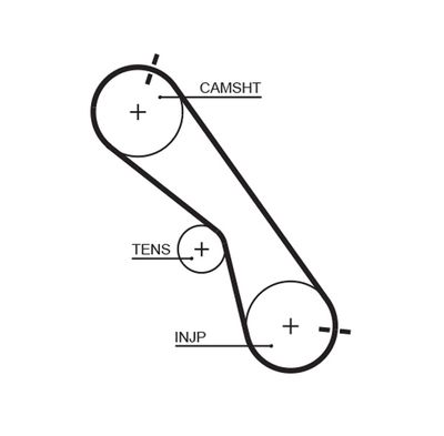 Timing Belt GATES 5560XS