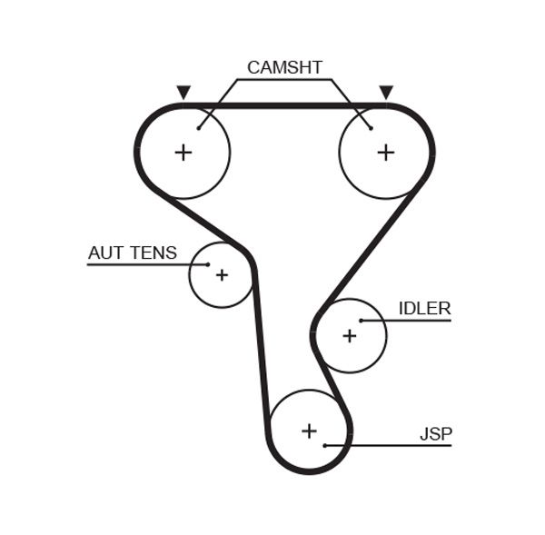 GATES 5573XS Timing Belt
