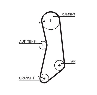 Timing Belt GATES 5627XS