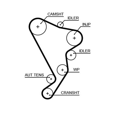 Timing Belt GATES 5661XS