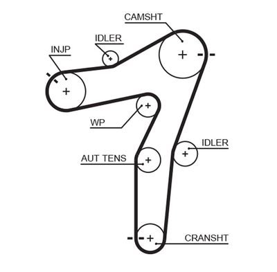 Timing Belt GATES 5663XS
