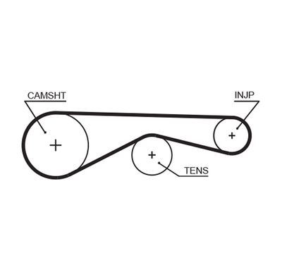 Timing Belt GATES 5677XS