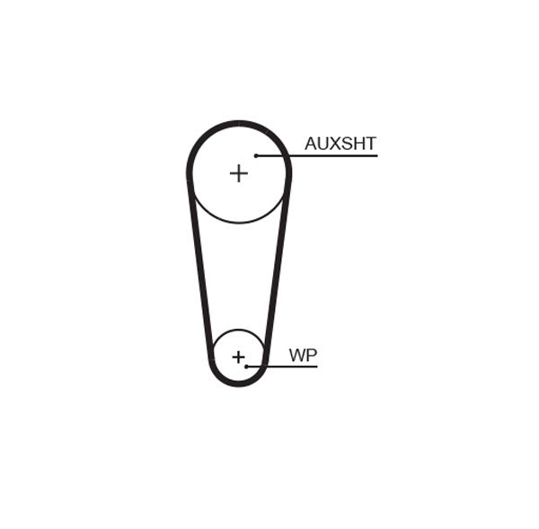 GATES 5683XS Timing Belt