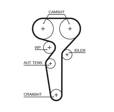 Timing Belt GATES 5685XS