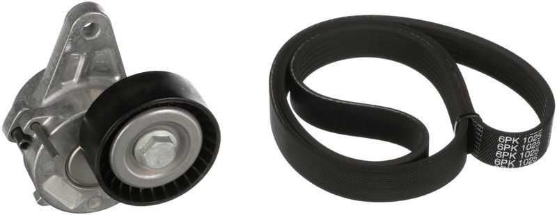 GATES K016PK1025 V-Ribbed Belt Set