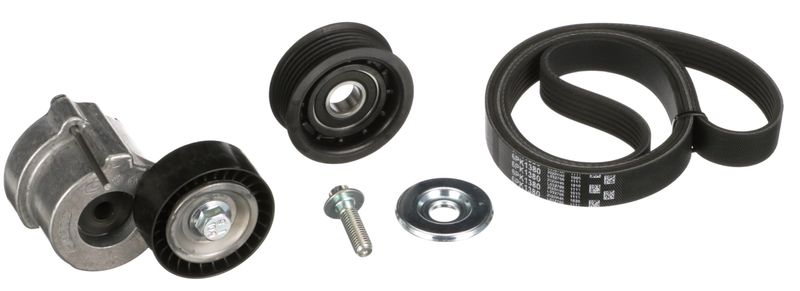 GATES K016PK1380 V-Ribbed Belt Set