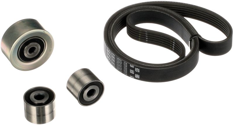 GATES K016PK1390 V-Ribbed Belt Set