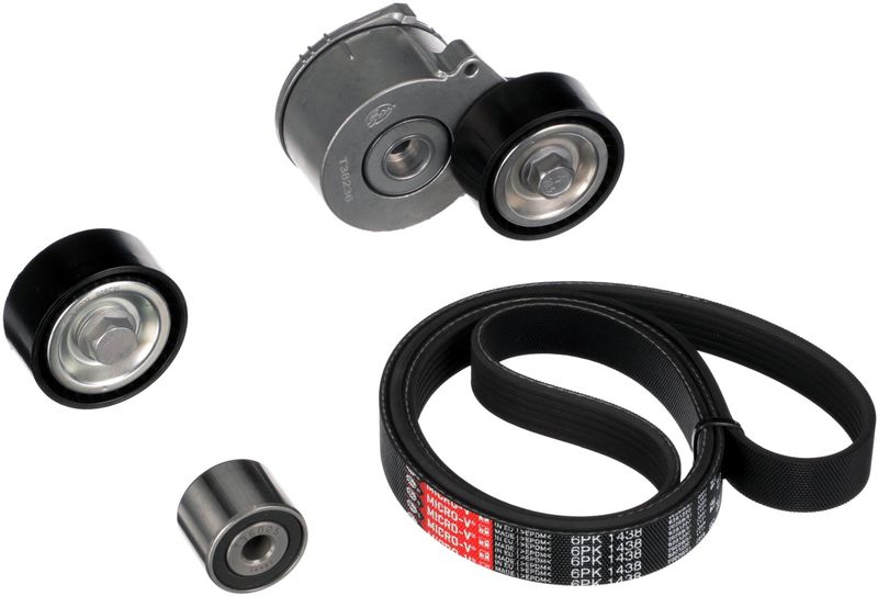 GATES K016PK1438 V-Ribbed Belt Set