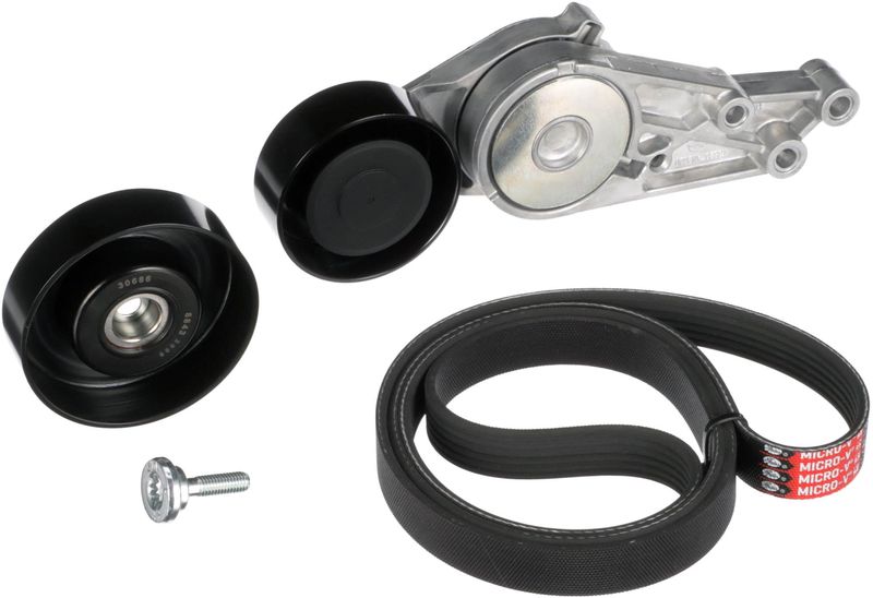 GATES K016PK1573 V-Ribbed Belt Set