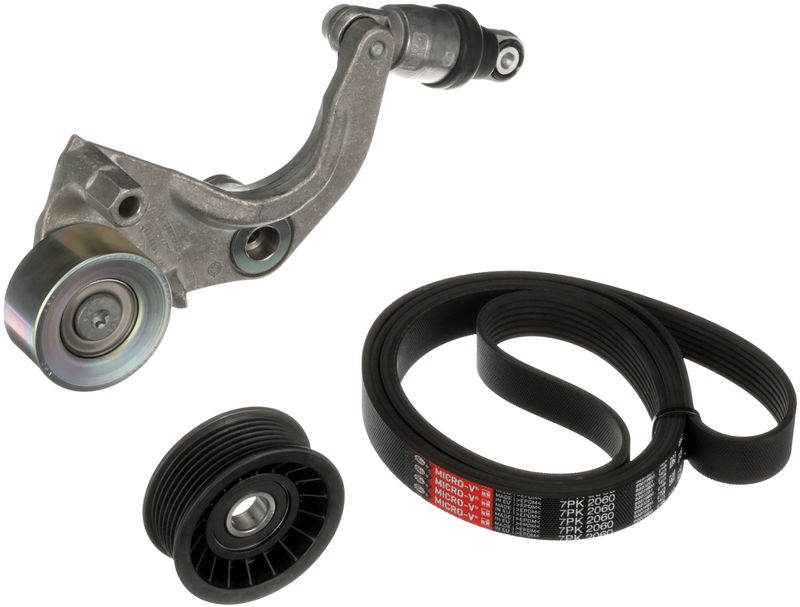 GATES K017PK2060 V-Ribbed Belt Set