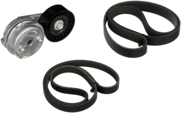 GATES K026PK1250 V-Ribbed Belt Set