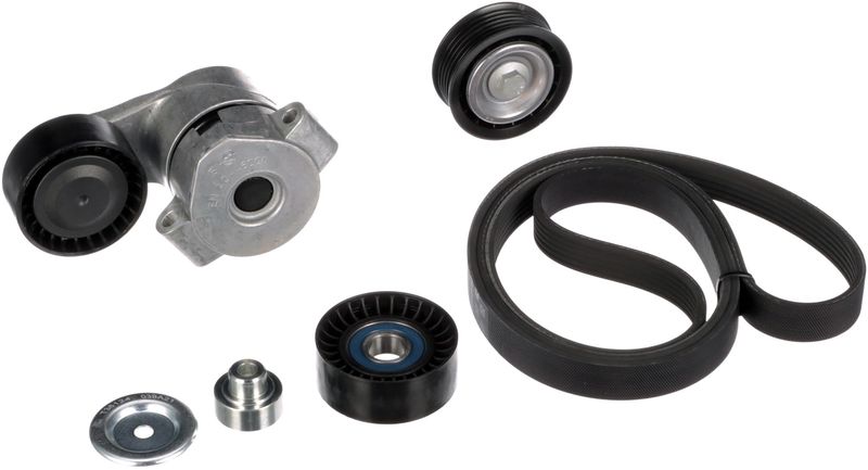 GATES K026PK1670 V-Ribbed Belt Set