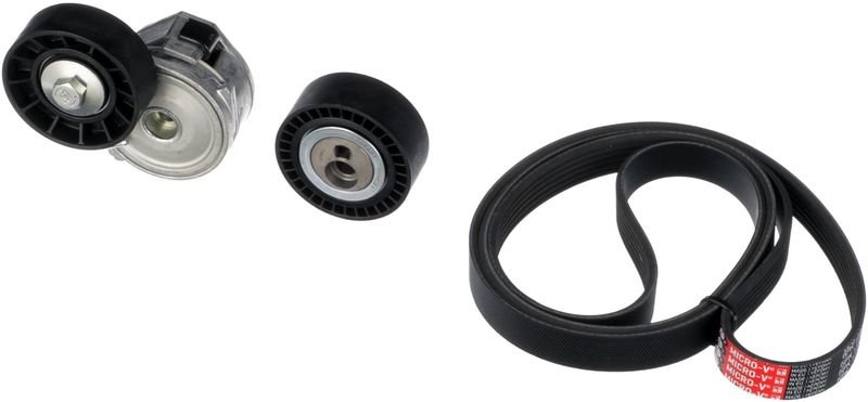 GATES K026PK1750 V-Ribbed Belt Set