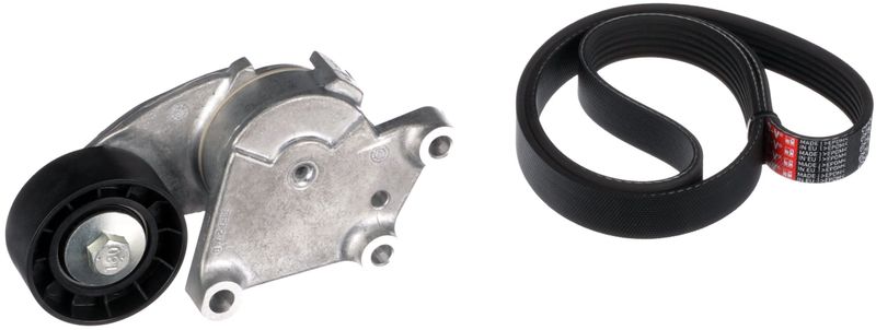 GATES K026PK975 V-Ribbed Belt Set
