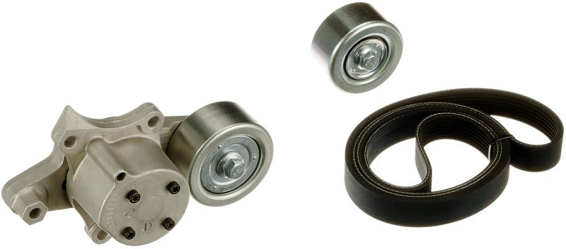 GATES K027PK2053 V-ribbed Belt Set