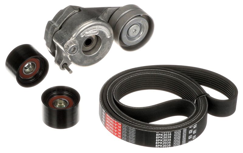 GATES K028PK2035 V-Ribbed Belt Set