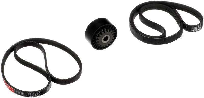 GATES K033PK738 V-Ribbed Belt Set