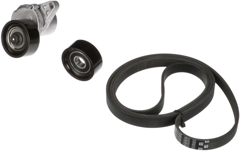 GATES K036PK1750 V-Ribbed Belt Set