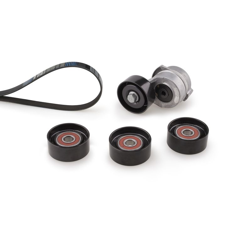 GATES K037PK2265 V-Ribbed Belt Set