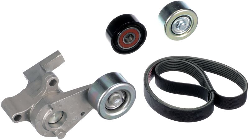 GATES K037PK2285 V-Ribbed Belt Set