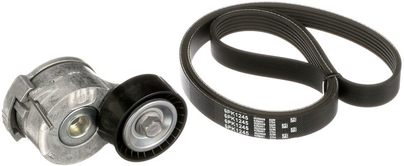 GATES K046PK1245 V-Ribbed Belt Set