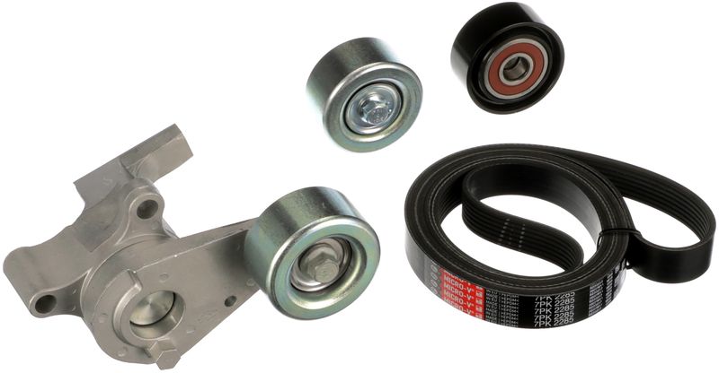 GATES K047PK2285 V-Ribbed Belt Set