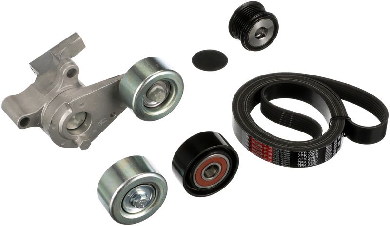 GATES K057PK2285 V-Ribbed Belt Set