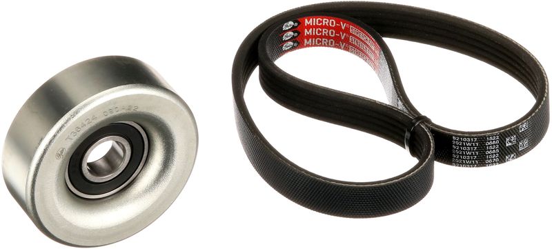 GATES K085PK1140 V-ribbed Belt Set