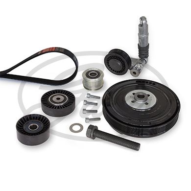 GATES K116PK2000 V-Ribbed Belt Set