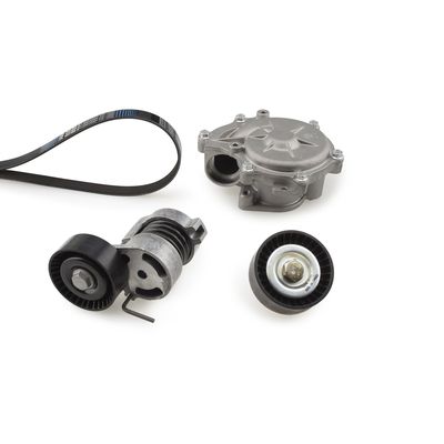 Water Pump + V-Ribbed Belt Kit GATES KP116PK1873