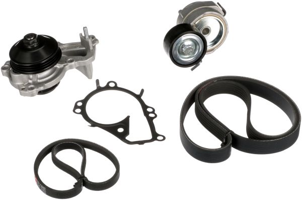 GATES KP136PK1070 Water Pump + V-Ribbed Belt Kit