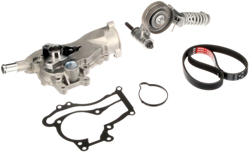 GATES KP15PK1335 Water Pump + V-ribbed Belt Kit