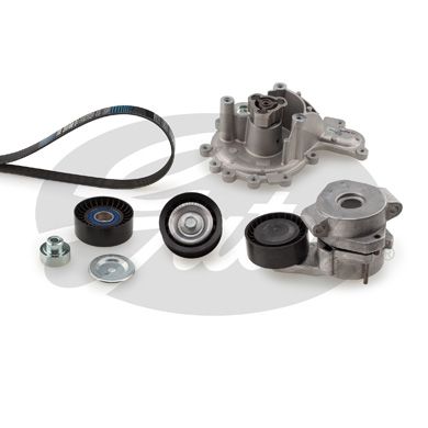 Water Pump + V-Ribbed Belt Kit GATES KP16PK1640