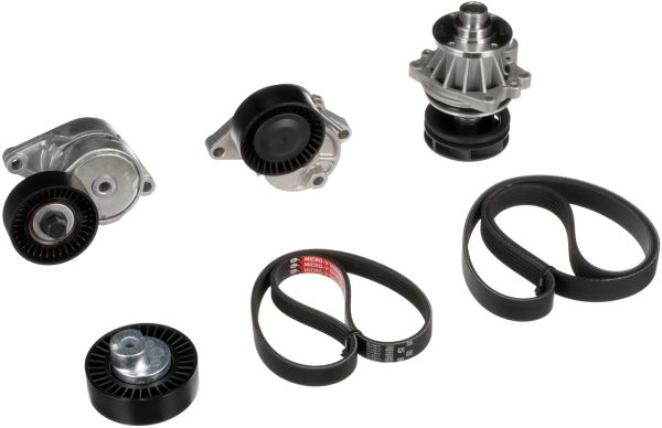 GATES KP26PK1540 Water Pump + V-Ribbed Belt Kit