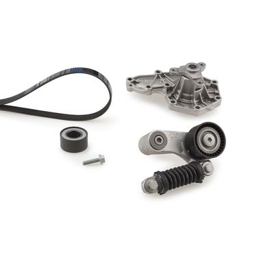 Water Pump + V-Ribbed Belt Kit GATES KP26PK1640