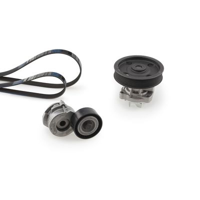 Water Pump + V-Ribbed Belt Kit GATES KP36PK1320