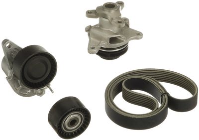 Water Pump + V-ribbed Belt Kit GATES KP37PK1685XS