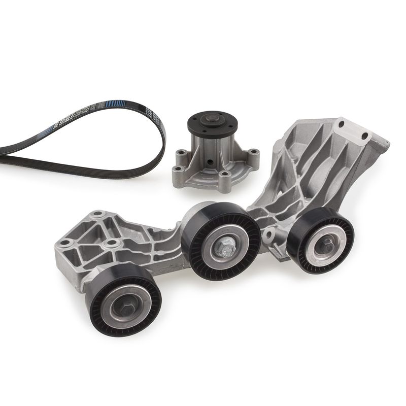 GATES KP45PK1750 Water Pump + V-Ribbed Belt Kit