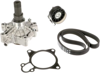 Water Pump + V-Ribbed Belt Kit GATES KP56PK1218