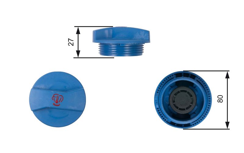GATES RC211 Cap, coolant tank