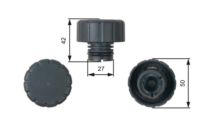 GATES RC244 Cap, coolant tank