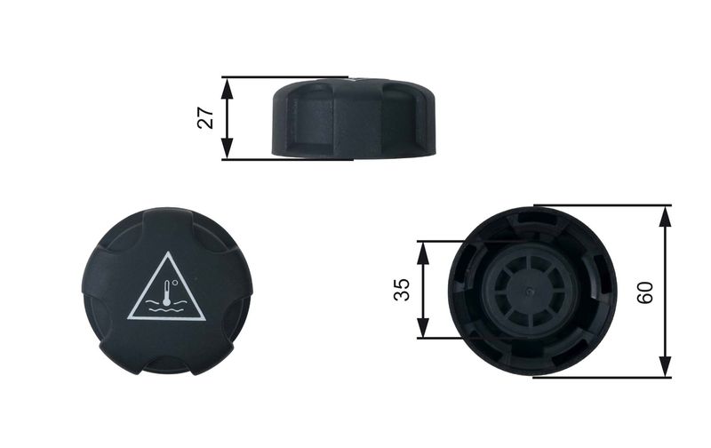 GATES RC247 Cap, coolant tank