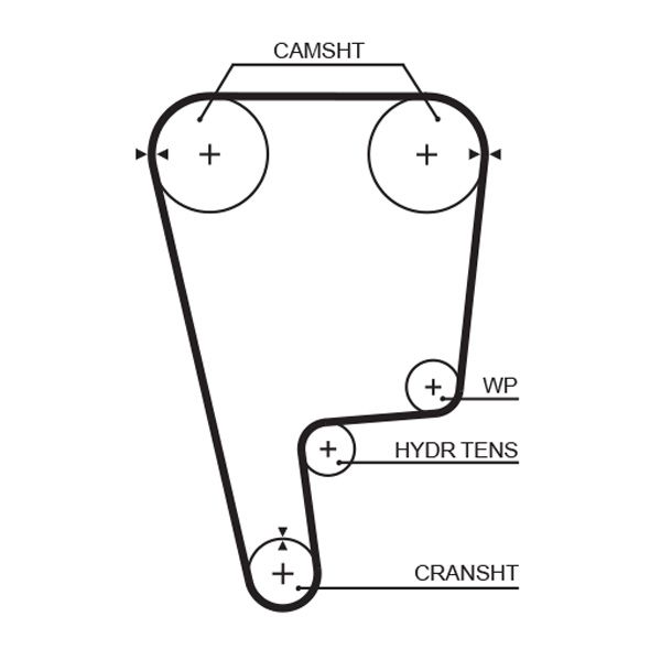 GATES T226 Timing Belt