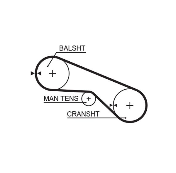GATES T280 Timing Belt