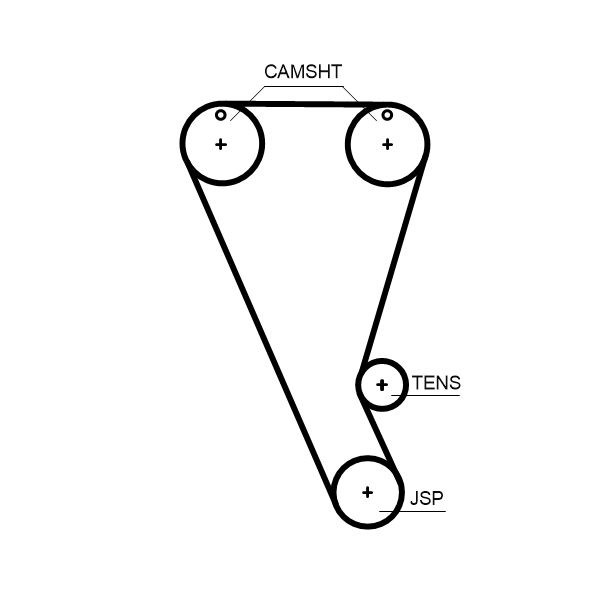 GATES T363HOB Timing Belt