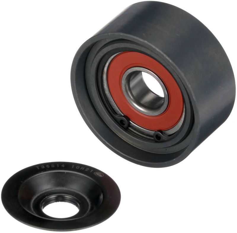 GATES T36514 Deflection/Guide Pulley, V-ribbed belt