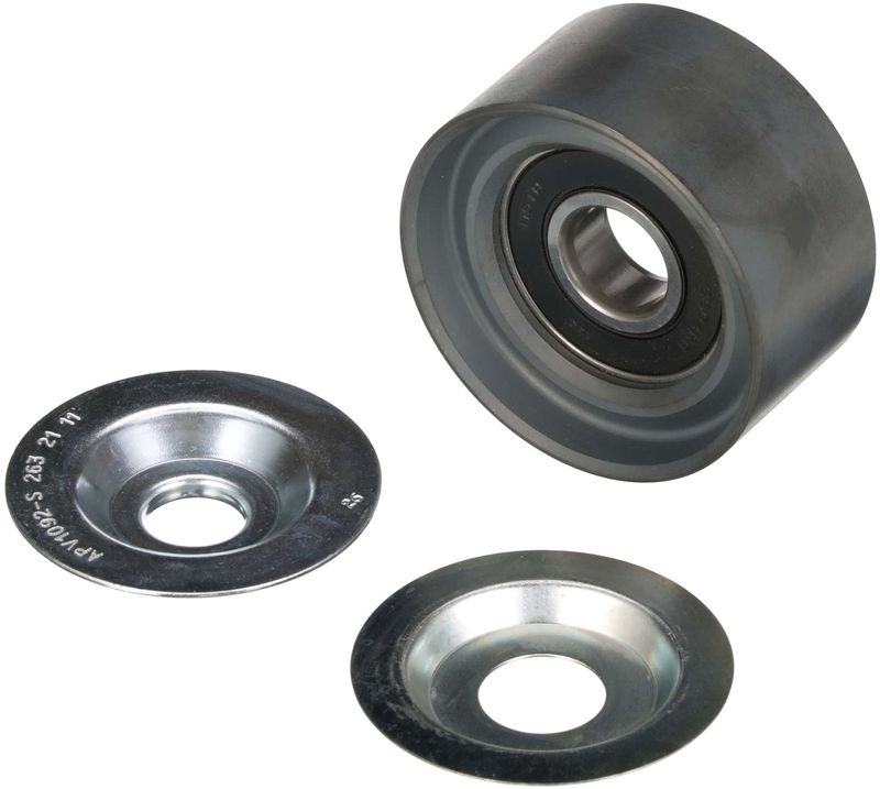 GATES T36535 Deflection/Guide Pulley, V-ribbed belt