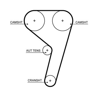 Timing Belt GATES T367HOB