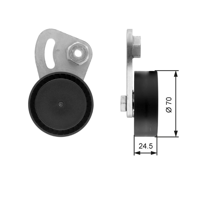 GATES T39022 Belt Tensioner, V-ribbed belt