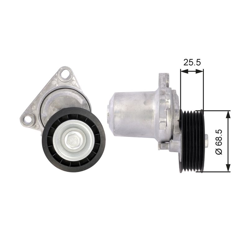 GATES T39074 Belt Tensioner, V-ribbed belt